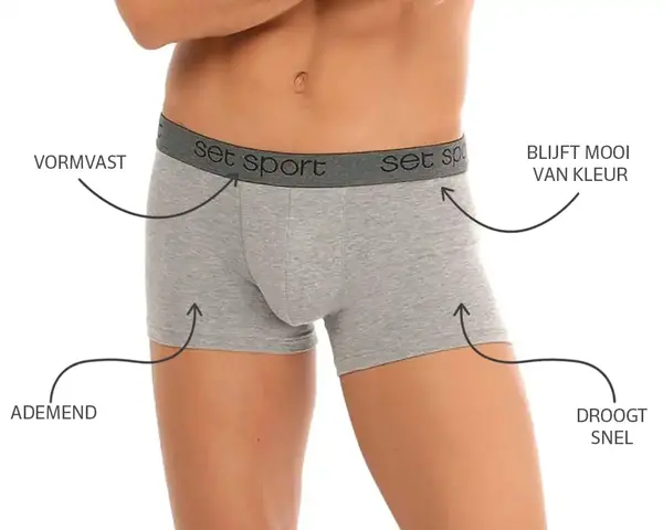 Set Sport heren boxer short 18452 - Sport mannen ondergoed - Katoen - Elastische band Set Sport heren boxer short 18452 - Sport mannen ondergoed - Katoen - Elastische band