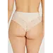 Ten Cate Secrets Brazilian High Waist - Invisible - Kanten dames taille brazilian slip - Schijnt niet door - Creme