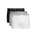Tommy Hilfiger 3-Pack Heren Boxershorts - Premium Essential - Elastisch katoenen heren onderbroeken - Wit/Grijs/Zwart