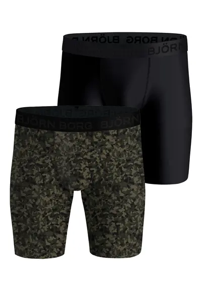 Bjorn Borg 2-Pack heren boxershorts - Performance Camouflage Bjorn Borg 2-Pack heren boxershorts - Performance Camouflage