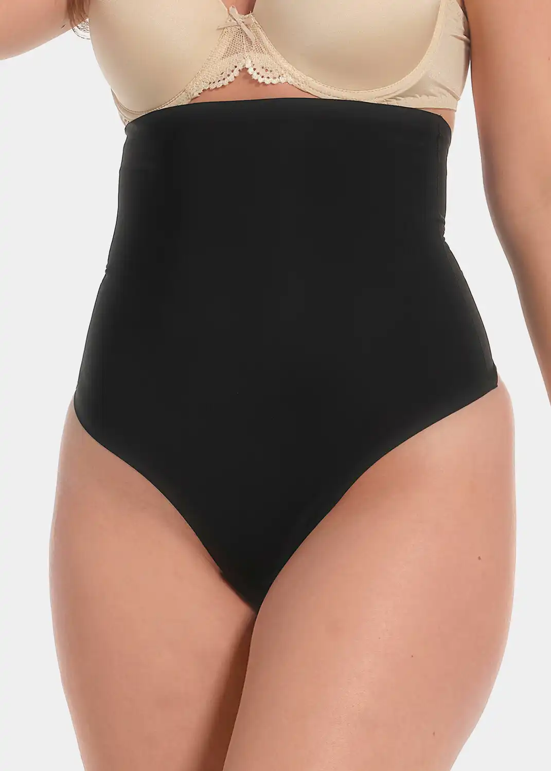 Magic hoge sterk corrigerende string - Maxi Sexy Hi-Thong - Shapewear hoge correctie string - Naadloos - Rolt niet om