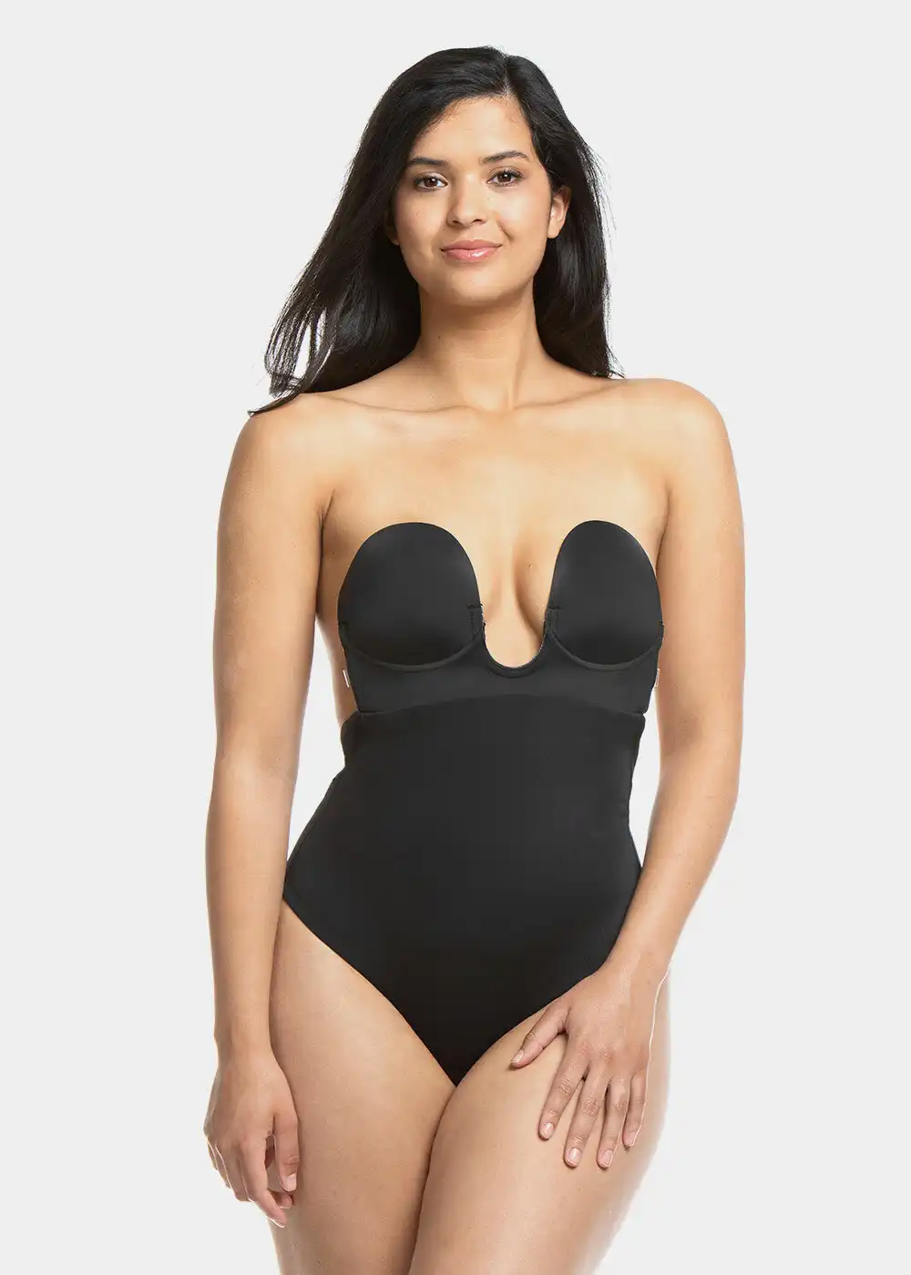 Magic strapless corrigerende stringbody - Luve body - Shapewear correctie body met afneembare bandjes - Buik corrigerend