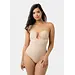 Magic strapless corrigerende stringbody - Luve body - Shapewear correctie body met afneembare bandjes - Buik corrigerend - Huidskleur