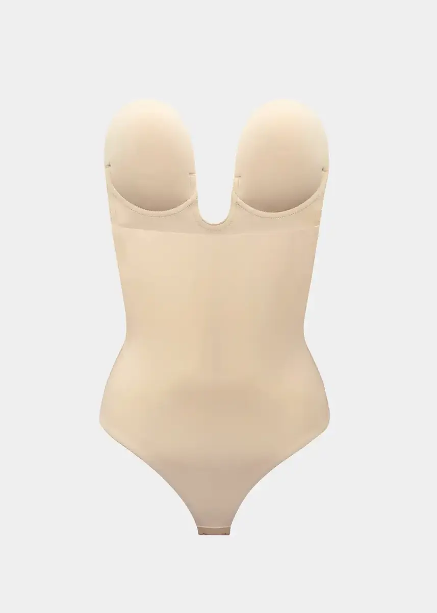 Magic strapless corrigerende stringbody - Luve body - Shapewear correctie body met afneembare bandjes - Buik corrigerend Magic strapless corrigerende stringbody - Luve body - Shapewear correctie body met afneembare bandjes - Buik corrigerend