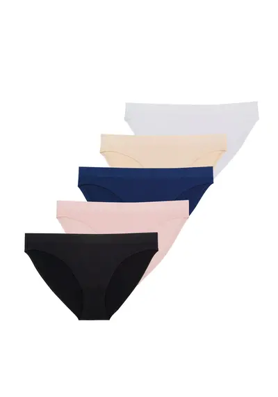 Dorina 5-pack dames ondergoed Dames heup slips - Rosanne Dorina 5-pack dames ondergoed Dames heup slips - Rosanne