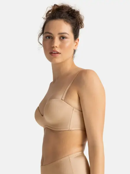 Dorina strapless BH met beugel - Bandeau bh - Sublime Sculpt - Voorgevormde Bh met afneembare bandjes