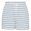 Pieces dames pyjama korte broek - Zomer shorts  - Blauw gestreept