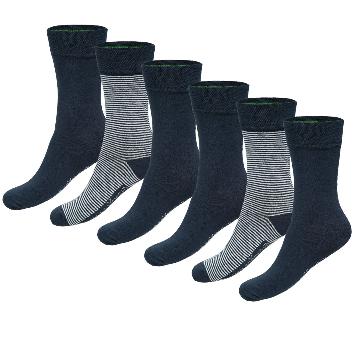 Bamboo Basics 6-paar unisex sokken BEAU - Multipack bamboe sokken - Dames en heren - Voordeelverpakking