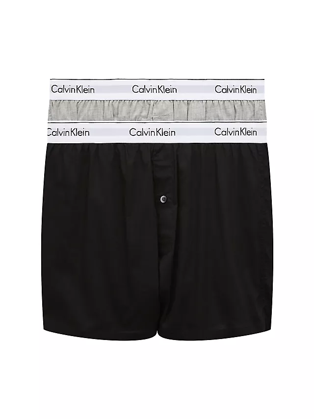 Calvin Klein 2-Pack Wijde Heren Boxershorts - Boxer slim