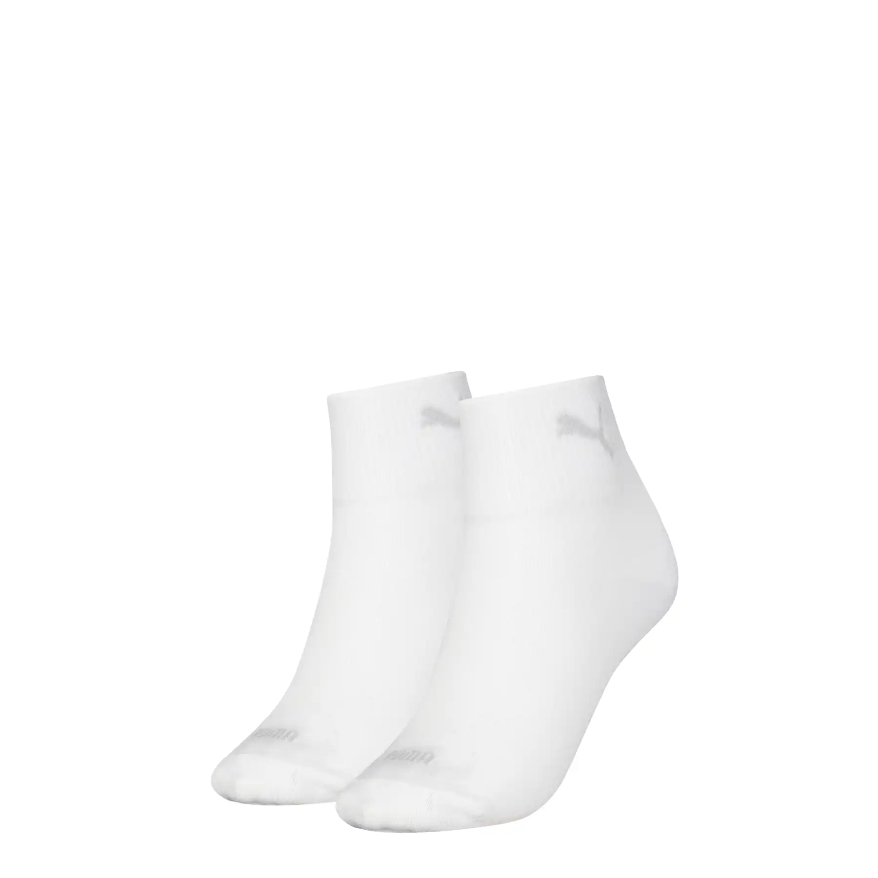Puma 2-paar ademende Quarter sneakersokken dames - Mesh - Dunne katoenen zomerse sportsokken dames