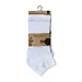 Basset 2-paar Bamboe quarter sokken - Halfhoge zachte bamboe sokken voor dames en heren - Wit