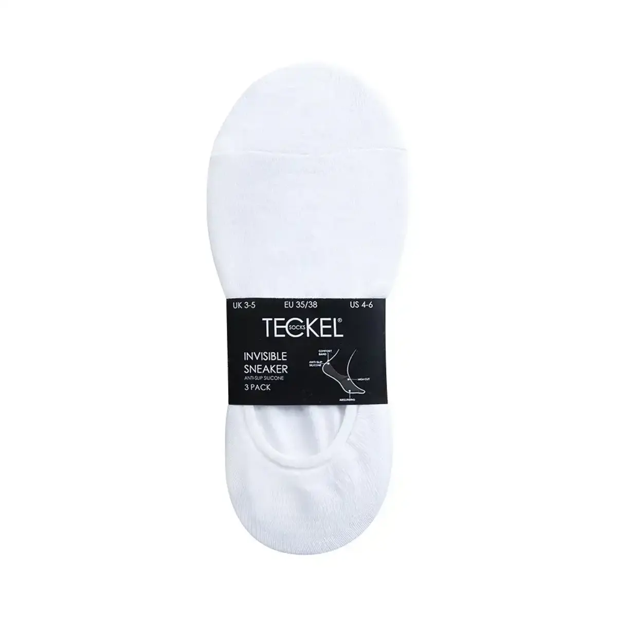 Teckel - 3-pack No Show invisible sokken - Footies - Onzichtbare kousenvoetjes - Met anti slip - Sokken voor in loafers Teckel - 3-pack No Show invisible sokken - Footies - Onzichtbare kousenvoetjes - Met anti slip - Sokken voor in loafers