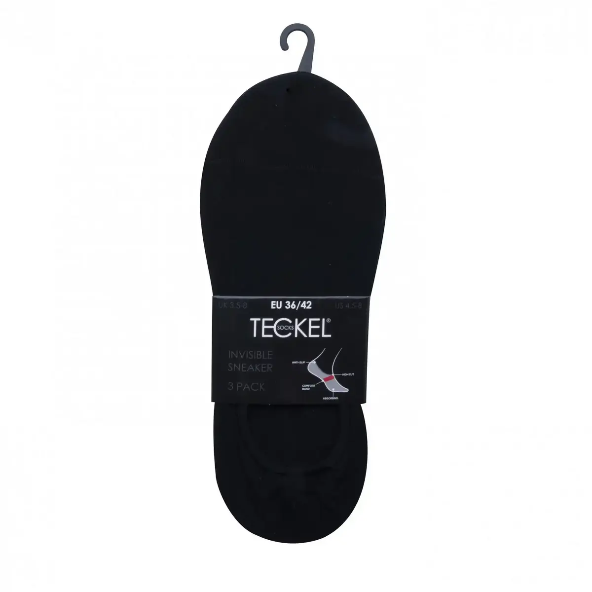 Teckel - 3-pack No Show invisible sokken - Footies - Onzichtbare kousenvoetjes - Met anti slip - Sokken voor in loafers Teckel - 3-pack No Show invisible sokken - Footies - Onzichtbare kousenvoetjes - Met anti slip - Sokken voor in loafers