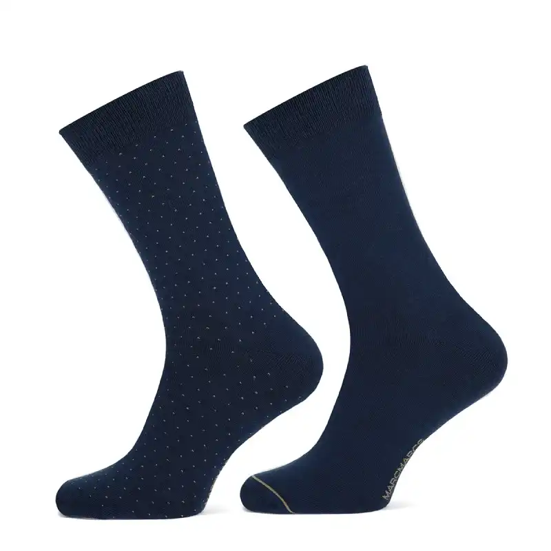 Marcmarcs 2-pack- Heren katoenen sokken met print - Vrolijke leuke heren sokken - Chique sokken voor onder pak