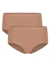 Bamboo Basics 2-pack - naadloos ondergoed short - dames hipster ondergoed - Sophie