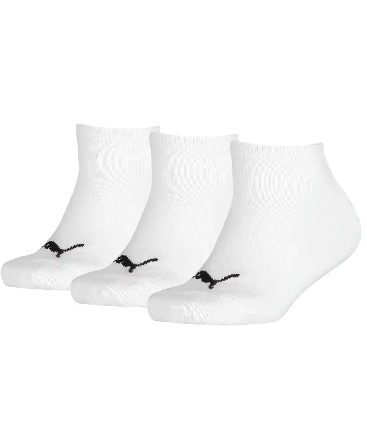 Puma 3-paar kindersneaker sokken - Invisible - Katoenen meisjes en jongens enkelsokken