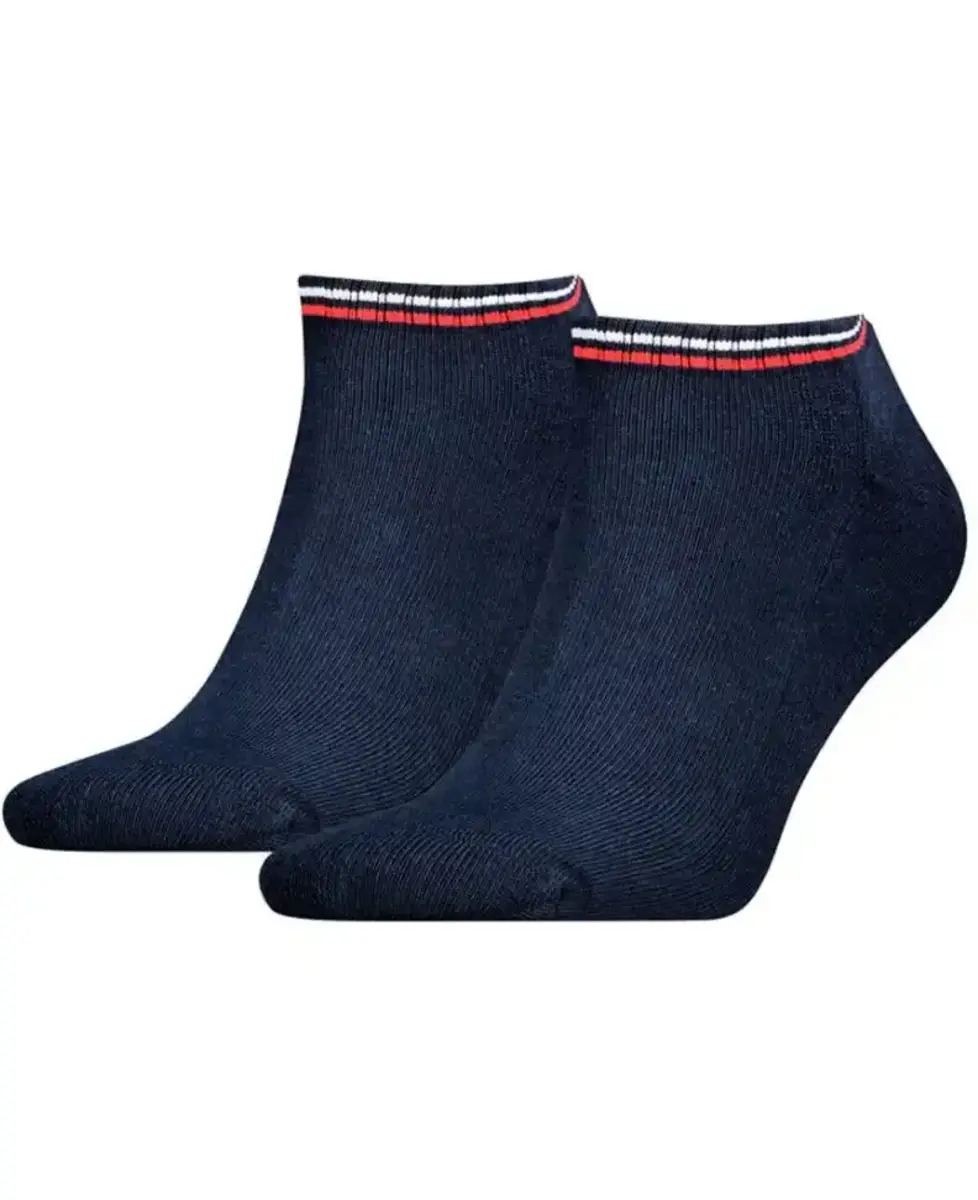 Tommy Hilfiger 2-paar Iconic sneakersokken - Katoenen enkelsokken dames en heren - Zakken niet af