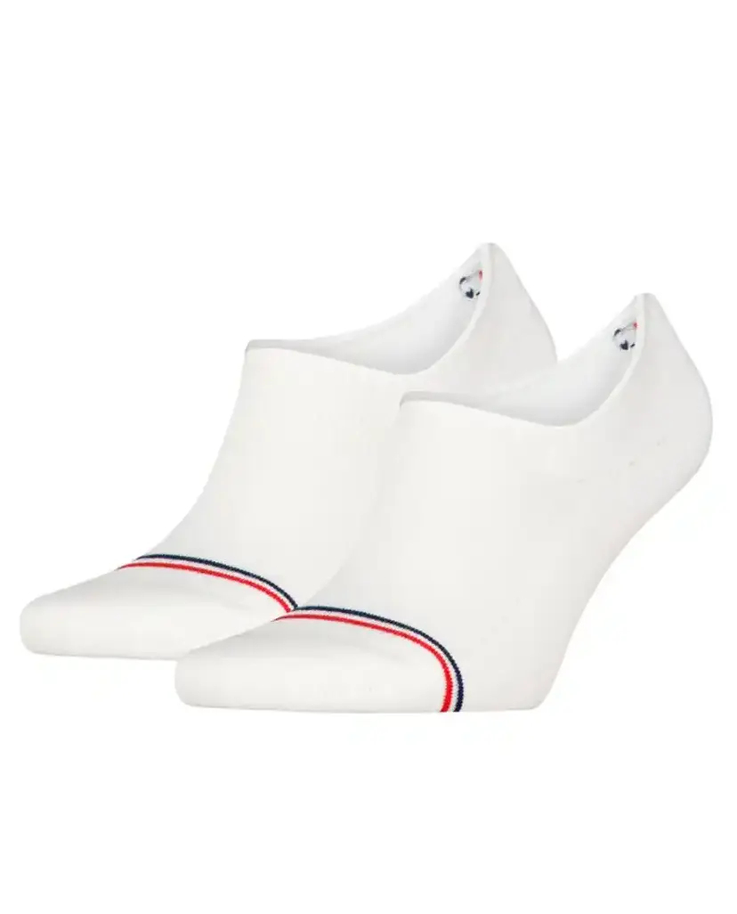 Tommy Hilfiger 2-paar Iconic sneakersokken - Footies die niet afzakken - Dames en heren
