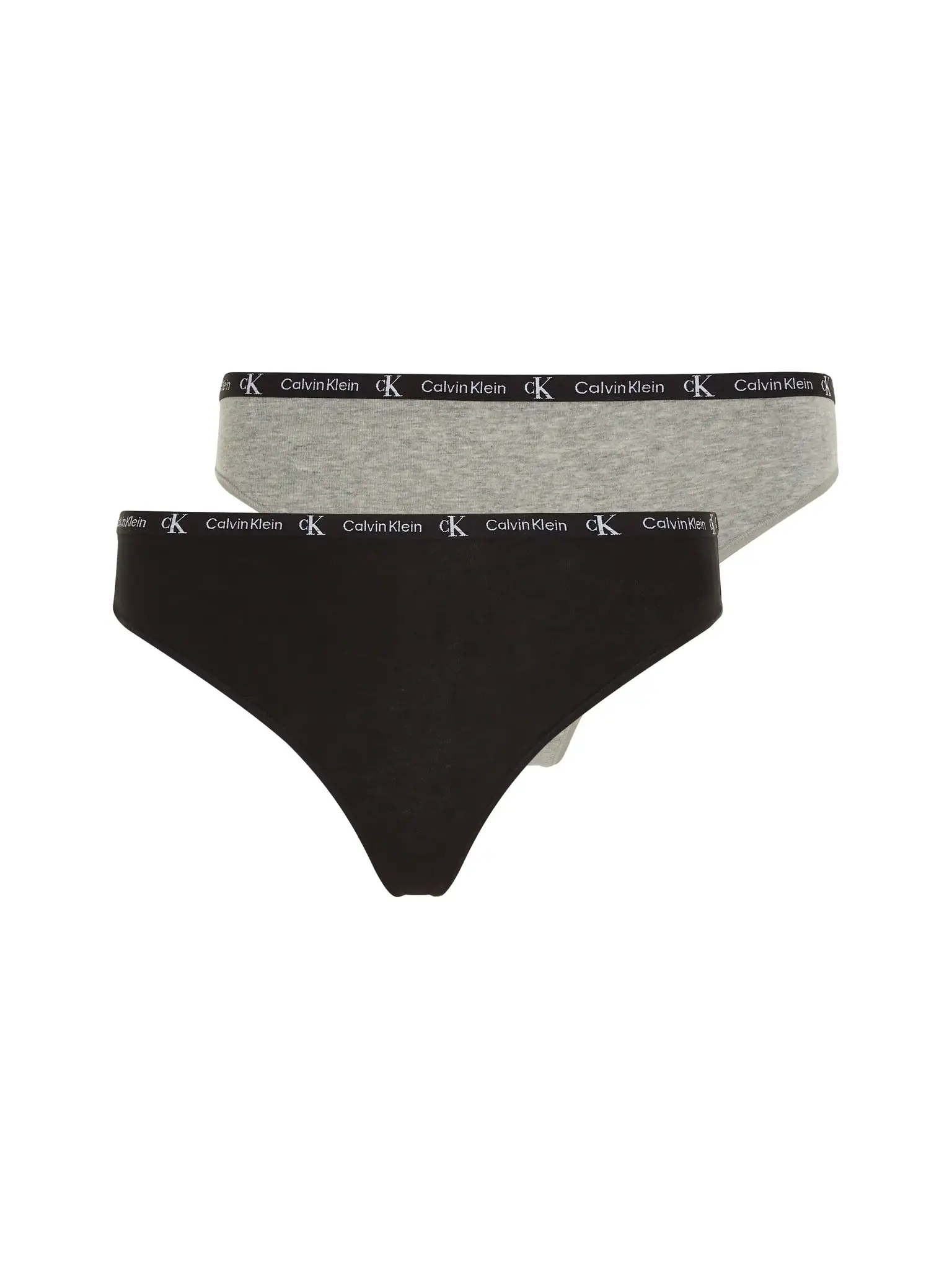 Calvin Klein 2-pack strings dames - CK96 - Elastisch katoenen dames strings