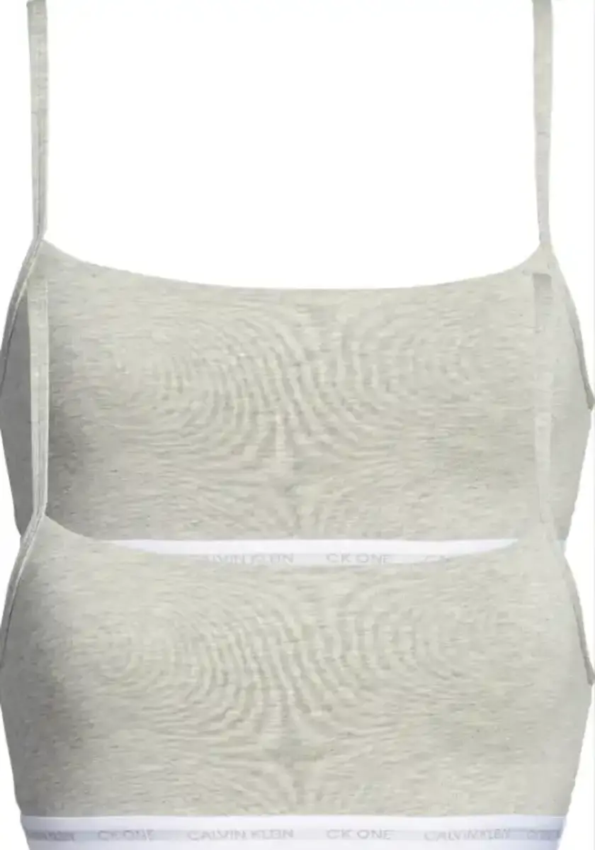 Calvin Klein Bralette 2 pack - One Cotton - Dames - Bralette met smalle bandjes Katoenen Bh topje Calvin Klein Bralette 2 pack - One Cotton - Dames - Bralette met smalle bandjes Katoenen Bh topje