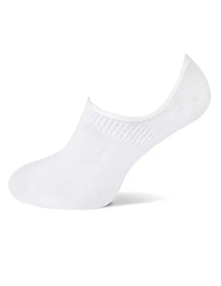 Basset 2-paar onzichtbare Footies bamboe - Lage bamboe sneakersokken - Kousenvoetjes voor dames en heren