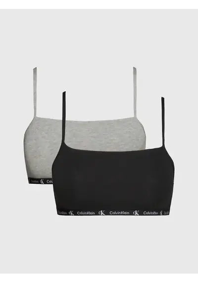 Calvin Klein 2-Pack bralette katoen zonder Beugel - CK96