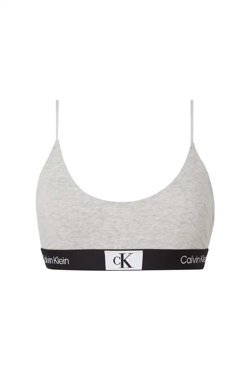 Calvin Klein Bralette Katoen - CK96 - Katoenen Bh topje met spaghetti bandjes - Zonder vulling Calvin Klein Bralette Katoen - CK96 - Katoenen Bh topje met spaghetti bandjes - Zonder vulling