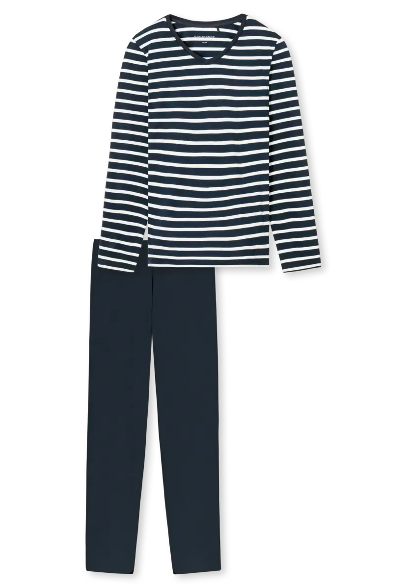 Schiesser katoenen dames pyjama - Casual Essentials - Nachtkleding dames Schiesser katoenen dames pyjama - Casual Essentials - Nachtkleding dames