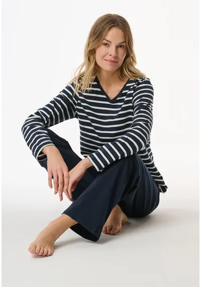Schiesser katoenen dames pyjama - Casual Essentials Schiesser katoenen dames pyjama - Casual Essentials