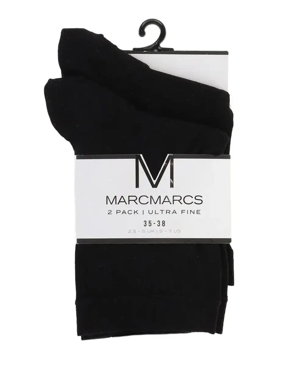 Marcmarcs 2-pack katoenen sokken Ultra Fine - Extra zachte katoenen sokken voor dames Marcmarcs 2-pack katoenen sokken Ultra Fine - Extra zachte katoenen sokken voor dames