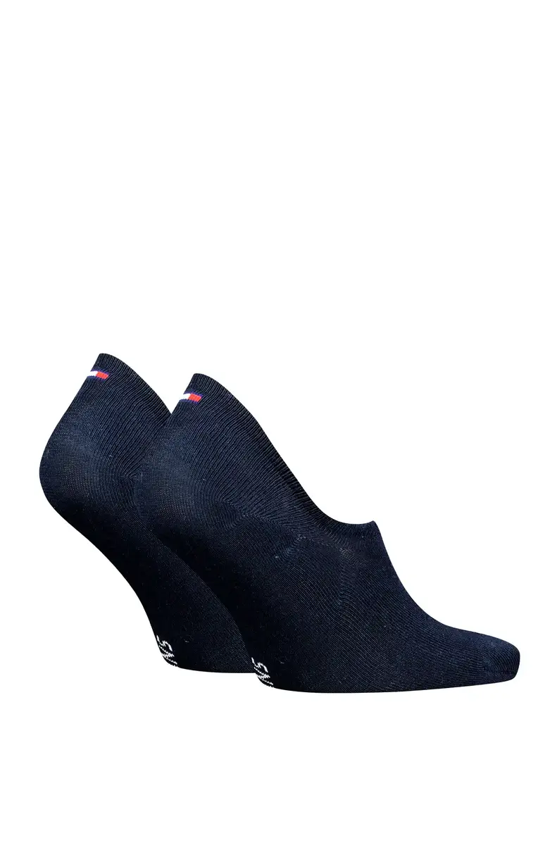 Tommy Hilfiger 2-pack - katoenen Footies sokken - Lage sneakersokken voor dames en heren die niet afzakken Tommy Hilfiger 2-pack - katoenen Footies sokken - Lage sneakersokken voor dames en heren die niet afzakken