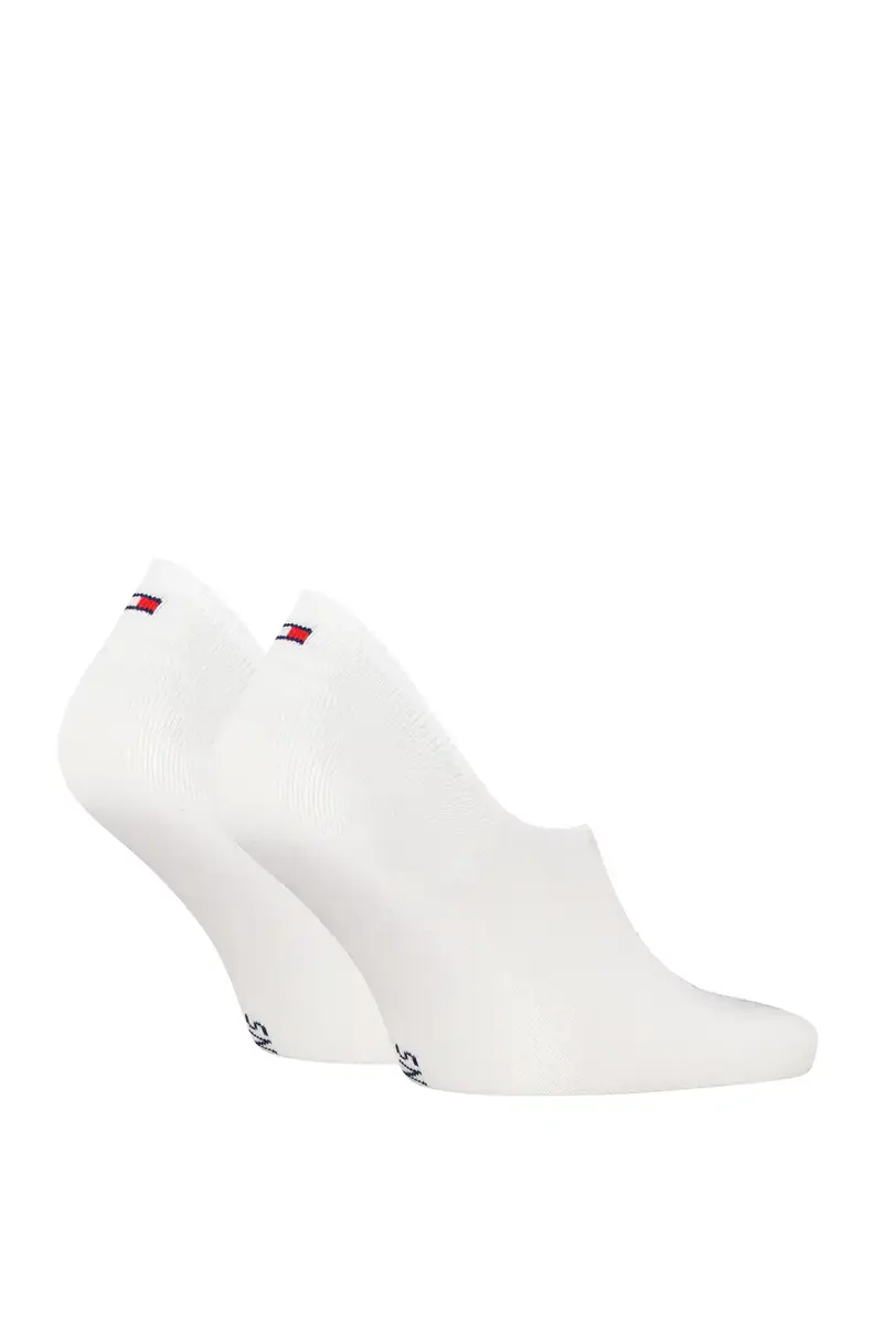 Tommy Hilfiger 2-pack - katoenen Footies sokken - Lage sneakersokken voor dames en heren die niet afzakken Tommy Hilfiger 2-pack - katoenen Footies sokken - Lage sneakersokken voor dames en heren die niet afzakken