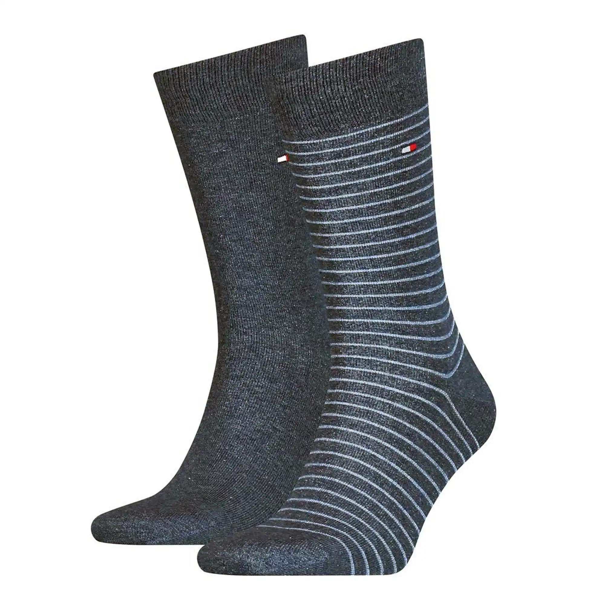 Tommy Hilfiger 2-pack sokken - Heren - Katoenen donkerblauw heren sokken