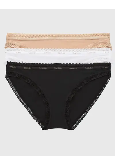 Calvin Klein 3-pack strings dames Calvin Klein 3-pack strings dames