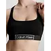 Calvin Klein Bralette dames - Zwart - Stevige Katoenen Bh topje - Racerback bralette - Zwart