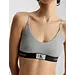 Calvin Klein Bralette Katoen - CK96 - Katoenen Bh topje met spaghetti bandjes - Zonder vulling - Grijs
