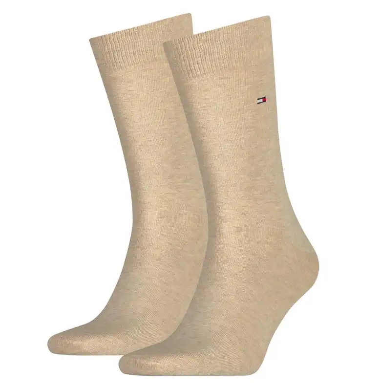 Tommy Hilfiger 2-pack sokken - Hoge Heren viscose sokken