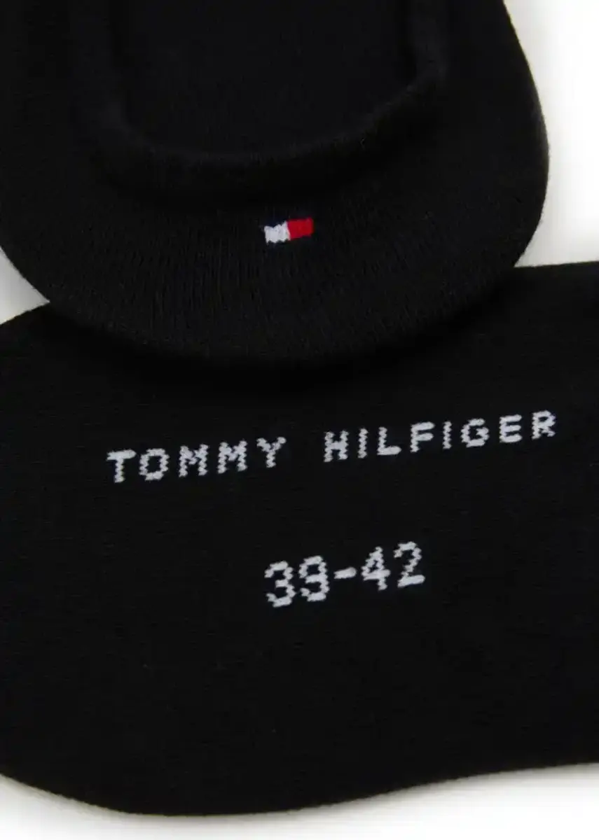 Tommy Hilfiger 2-paar - Katoenen Heren Footies die niet afzakken - Kousenvoetjes - Sokken voor in loafers Tommy Hilfiger 2-paar - Katoenen Heren Footies die niet afzakken - Kousenvoetjes - Sokken voor in loafers
