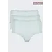 Nina von C 3-pack dames Tailleslip - Kant - Colours - Dames onderbroeken modal - Vrolijke kleuren - Mint