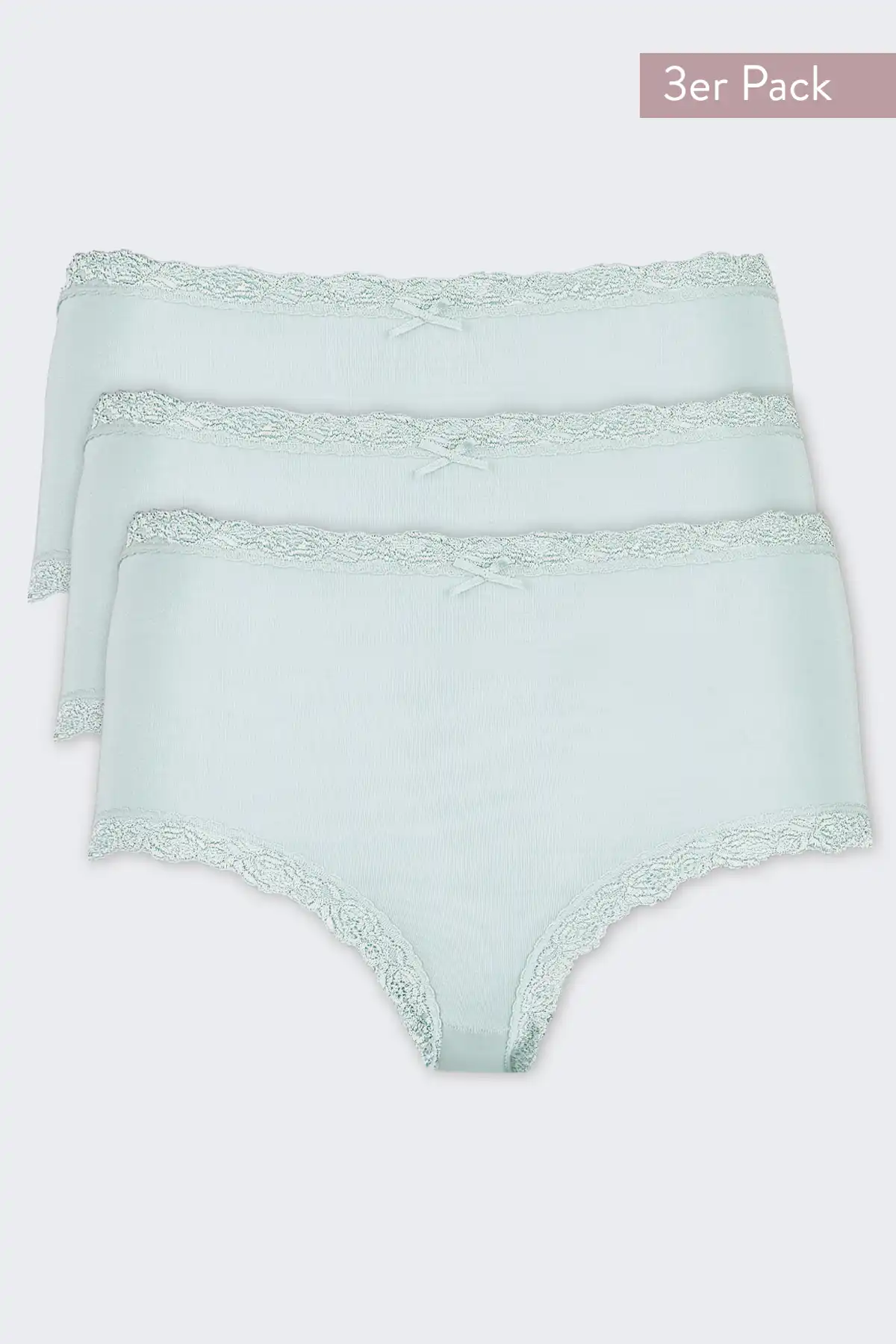 Nina von C 3-pack dames Tailleslip - Kant - Colours - Dames onderbroeken modal - Vrolijke kleuren