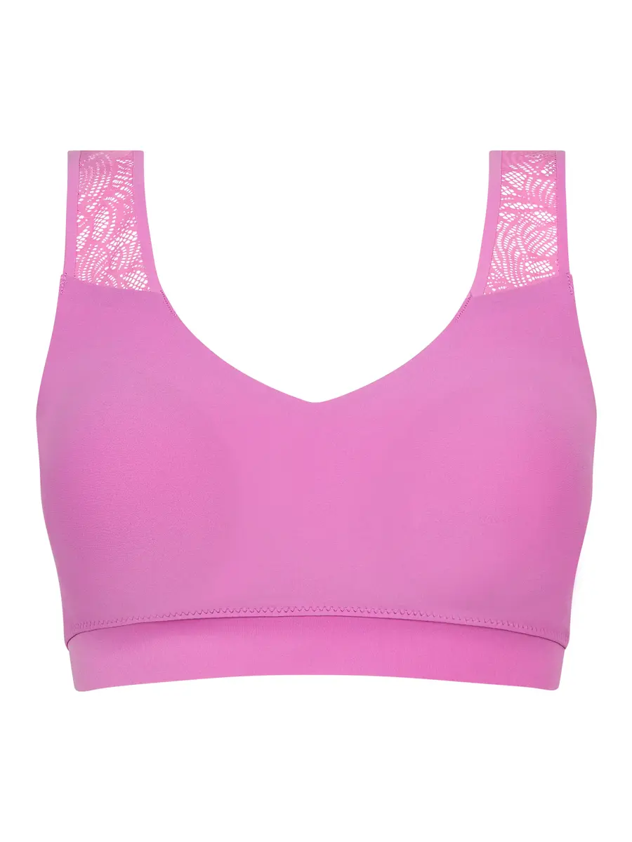 Chantelle bralette dames naadloos - Soft Stretch - Naadloze bh top roze Chantelle bralette dames naadloos - Soft Stretch - Naadloze bh top roze