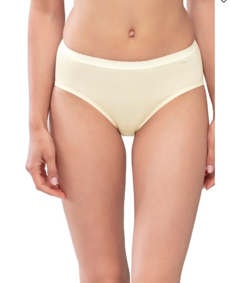 Mey Lights dames heup slip - Elastisch katoenen dames onderbroek -Midi slip Katoenen kruisje