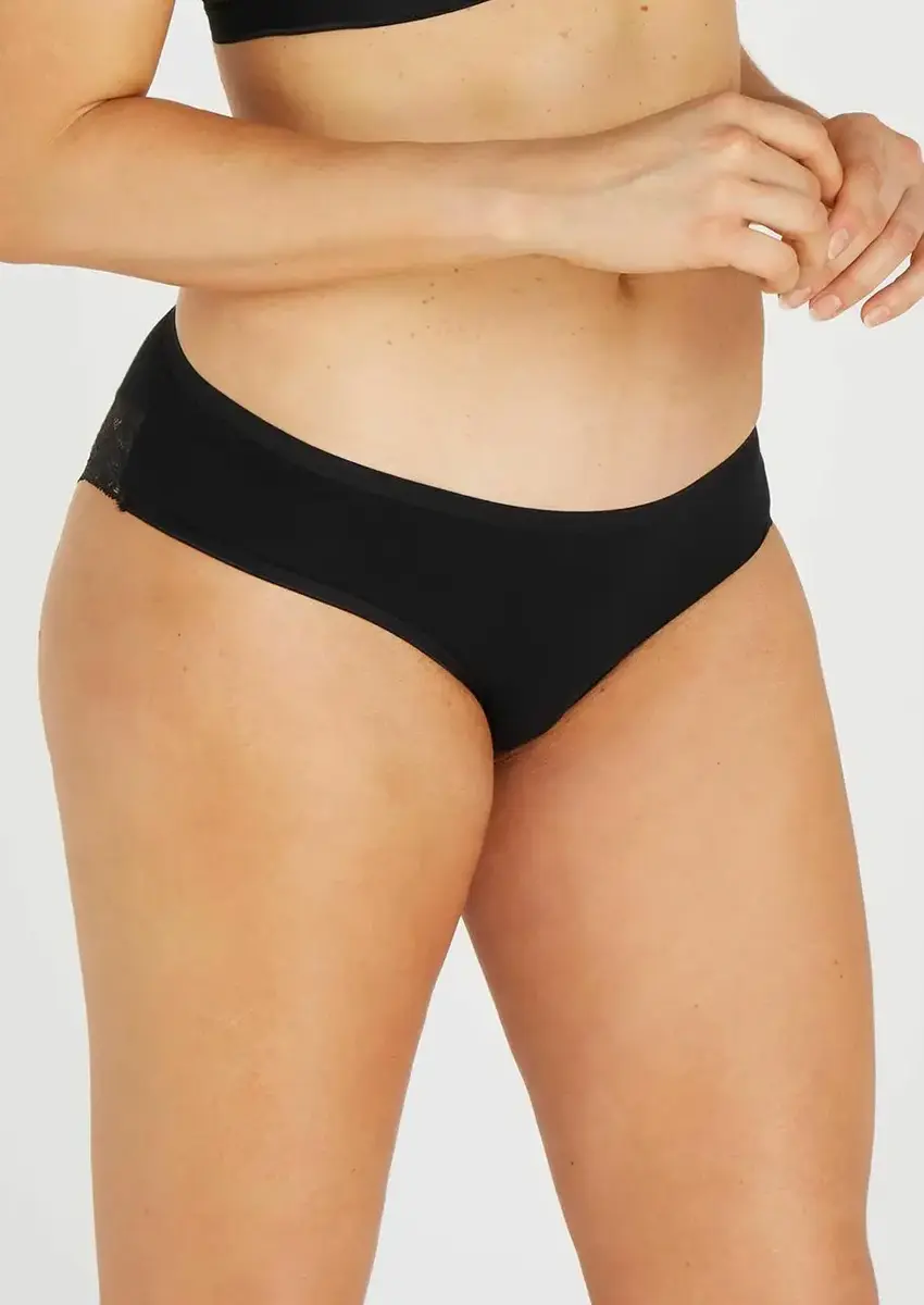 Ten Cate Dames kanten hipster - Lace - Kanten dames ondergoed - Badstof kruisje - Biologisch katoen