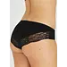 Ten Cate Dames kanten hipster - Lace - Kanten dames ondergoed - Badstof kruisje - Biologisch katoen - Zwart
