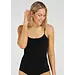 Ten Cate ondergoed  dames hemden - Spaghetti top - 32287 - Onderhemden met smalle bandjes - Biologisch katoen - Zwart