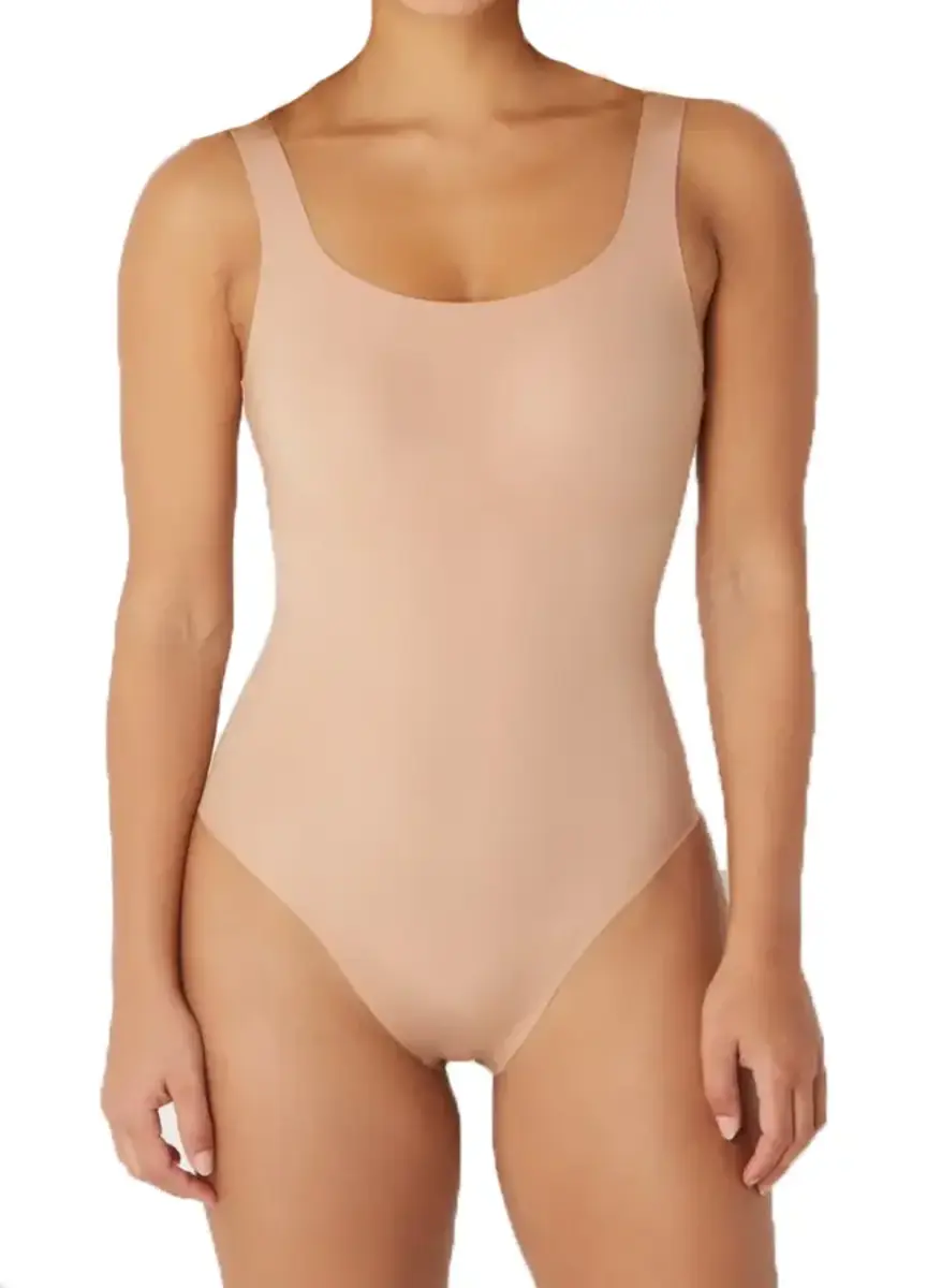 Sloggi Zero feel body 2.0 naadloos - Invisible body dames - Onzichtbare bodysuit zonder mouwen - Brede bandjes