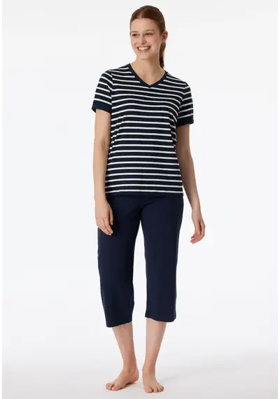Schiesser dames pyjama korte mouw - Casual Essentials Schiesser dames pyjama korte mouw - Casual Essentials