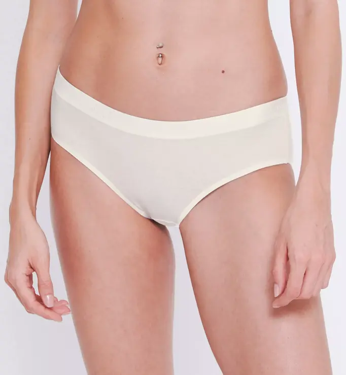 Sloggi 2-pack dames hipster Go Casual - Biologisch katoenen dames onderbroek - Milieuvriendelijk duurzaam ondergoed - HIpster onderoged