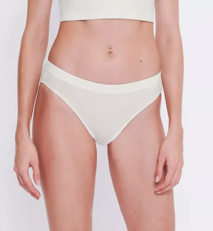 Sloggi 2-pack dames high leg slip Go Casual - Biologisch katoenen hoog opgesneden dames onderbroek - Milieuvriendelijke sloggi slips dames