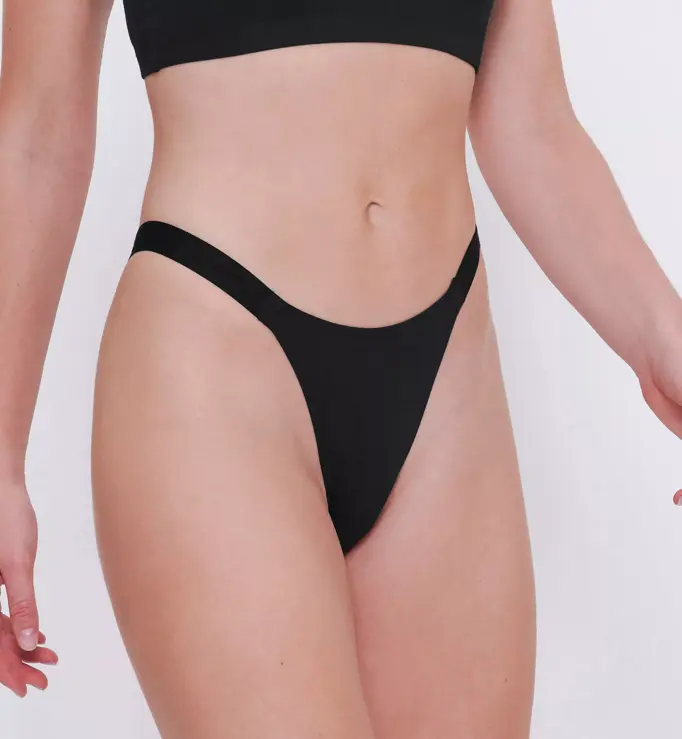 Sloggi 2-pack dames tangaslips - Go Casual - Hoog opgesneden katoenen tanga slip